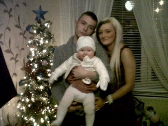 Casey with her Mummy & Daddy at Christmas xxx