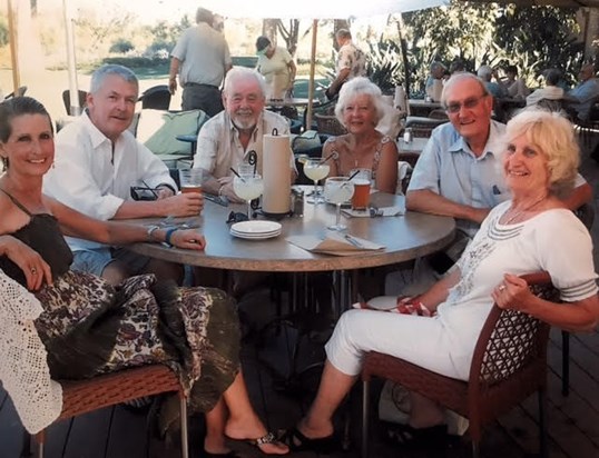 Lorraine, Lanny, Norm, Rene, Brian & Pat in La Quinta, California