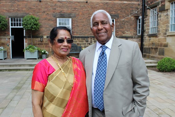 Siva Annai & Kunam acca at a Wedding day in Derbyshire