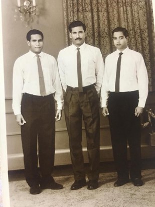 Sam (Siva), Thuraisingam and Yoganathan (late)