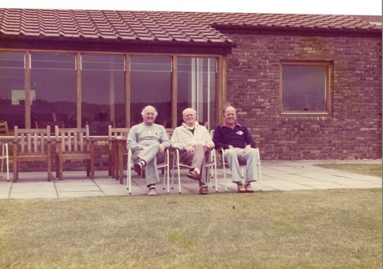 MGA 1981 Ronald, William and Gerald waiting for us to buy them a drink!