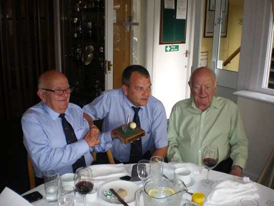 Gerry, Martyn and Ron - MGA 2015 Henley.