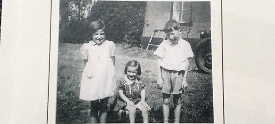 Young days, Martin, Enid and Rosemary 