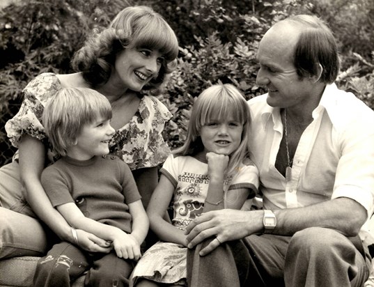 Pauline and Mike with their children David and Michelle