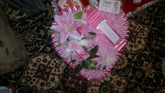 heart flowers sent by eddie