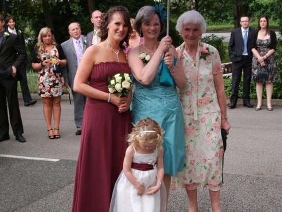 Four Generations - Christine, Her Mother Alice, Daughter Jayne and eldest Grand-Daughter Abbie