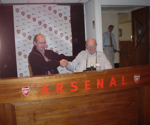 Signing for Arsenal