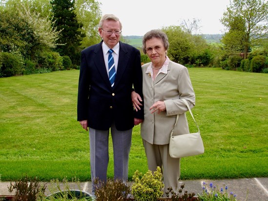 In the garden with Mum