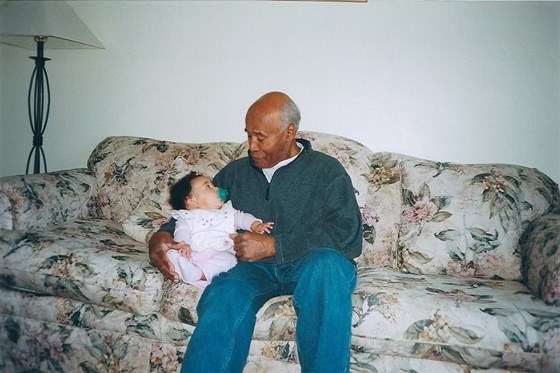 Ashley with Grandpa 2004