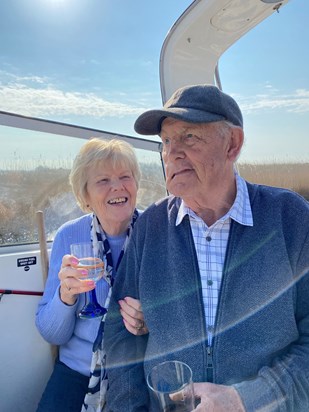 Terry on Boat with Eve