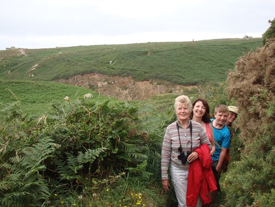 Walking near Minack Theatre