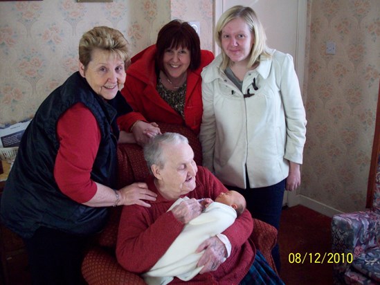 Five generations of ladies