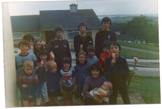 Emma birthday party in Youghal - incl Denis, Tom, Conor & Hugh Brasher