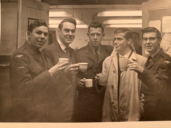 Tea break, RAF.