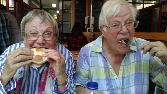 Oct 2019 enjoying lunch in Madeira 