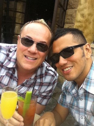 A fun weekend brunch at the Abbey in West Hollywood
