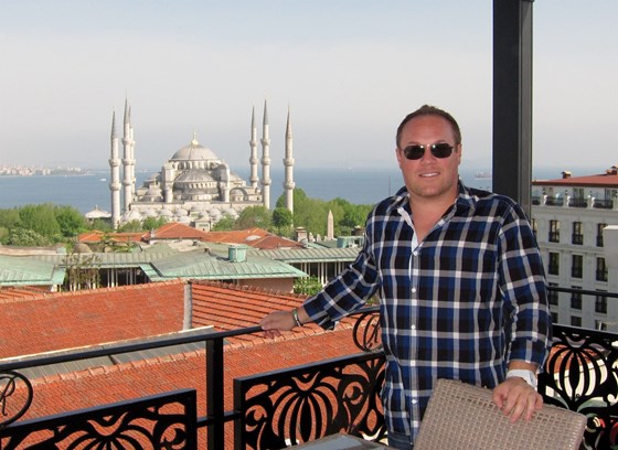 Jason traveling in Istanbul, 2012.