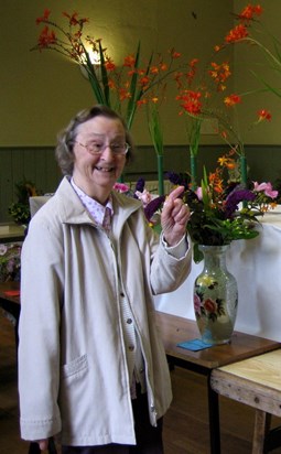 Looking cheeky at Shap show - somewhere I have a pic of her winning first prize in a flower category