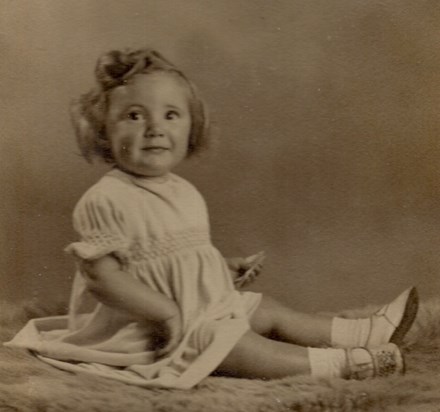 Eileen as a young girl