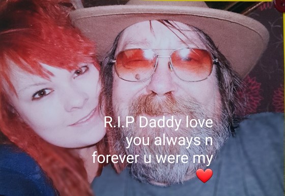 Gone but never forgotten. I love you so much and I miss you it hurts. Love your daughter( bumble bee) Rachel xxxz love you always daddy waddy dinky dink xxxxx