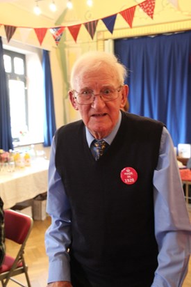 Peter on his 90th birthday