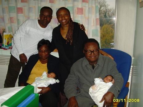 Proud GrandParents with 2nd set of twins