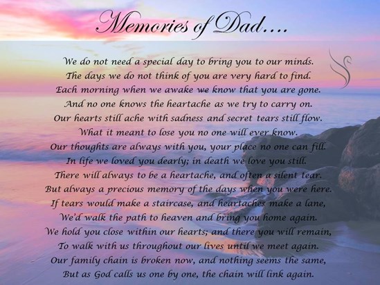 Memories of my Dad xxxx