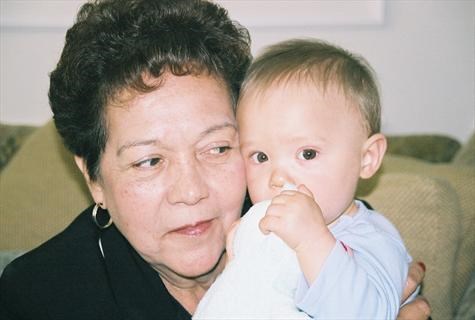 Grandma and Caden May 2005 