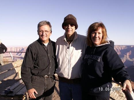Tom, Buz & Kelly, Grand Canyon, Oct 2007