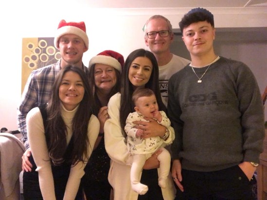 1st family Christmas with Rosie x