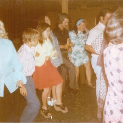 Me, Carol, Pat, ? and Mum. Carol tought me to dance and to roller skate Majorca (Kontiki) about 1969