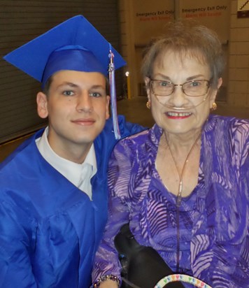 youngest grandson, Matthew, at graduation!