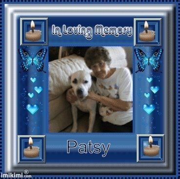 In loving memory of Patsy with her butterflies