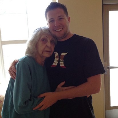 Grandma and Brandon March 2013