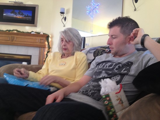 Grandma and Brandon Christmas 2013