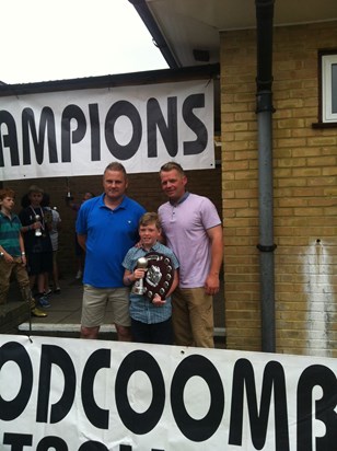 Proud day dad he won sportsman of the year xx