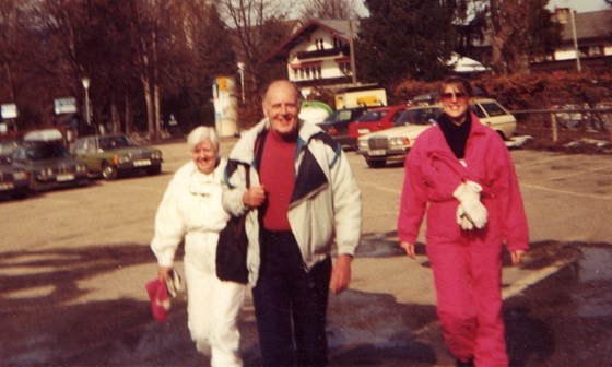 1993 Skiing with Nicki