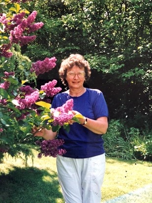 Olive in the garden at Lyth Croft