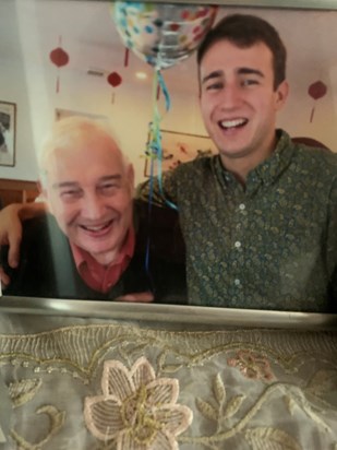 Grandad's 80th with Tim