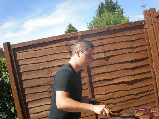 ash cooking a bbq