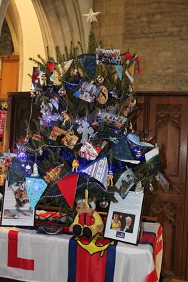 Sharnbrook Christmas Tree Festival 2017, and out tree won!