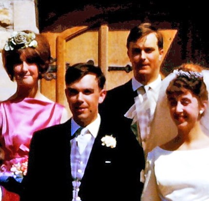 Close up of Jan as bridesmade, July, 1963