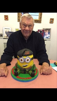 George on his 84th birthday!