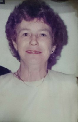 Aggie, beloved mum and nanny , forever loved, eternally in our thoughts