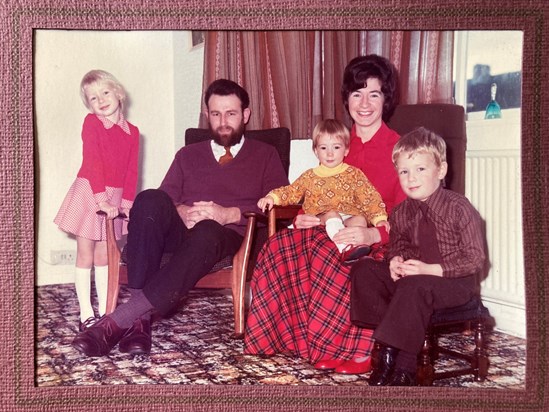 The Taylor family in 1974