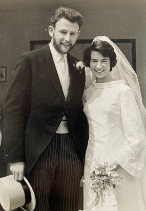 David and Kathleen's wedding, July 1966