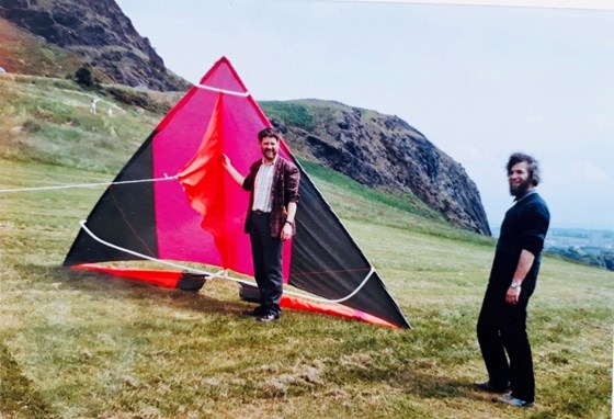 Kite flying on Arthurs’ Seat in the Summer of 1987