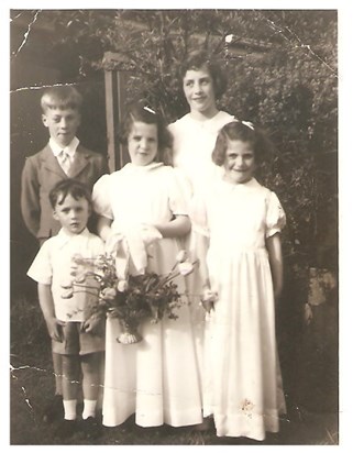 Angela, Leslie, Peter Mawer, Rosemary Mawer and Pete Nich