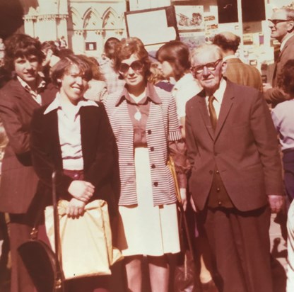 Nick Leslie Maureen and Uncle Martin York circa 1970