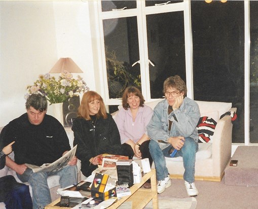 Nick, Eileen,Leslie and Michael enjoying themselves?? @St Margarets Road Twickenham